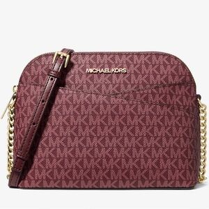 Michael Kors Burgundy Crossbody Bag